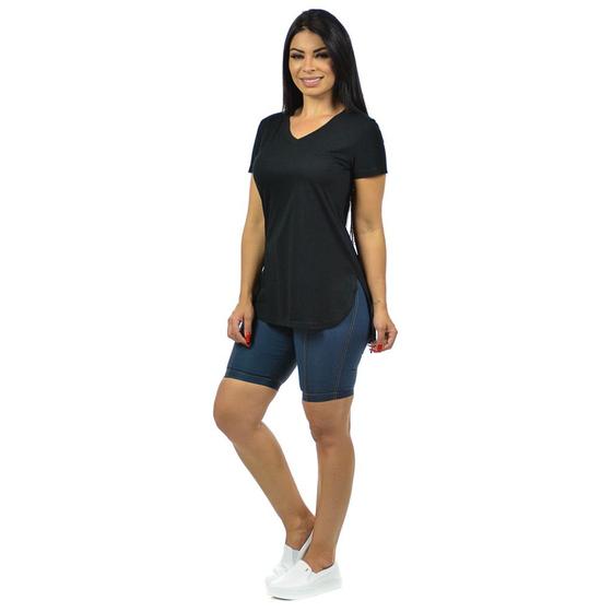 Imagem de Mullet Gola V Blusa Feminina Blusinha Tapa Bumbum