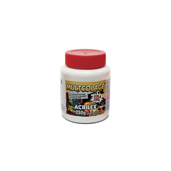 Imagem de MultColage Cola Gel Acrilex Decoupage 250g