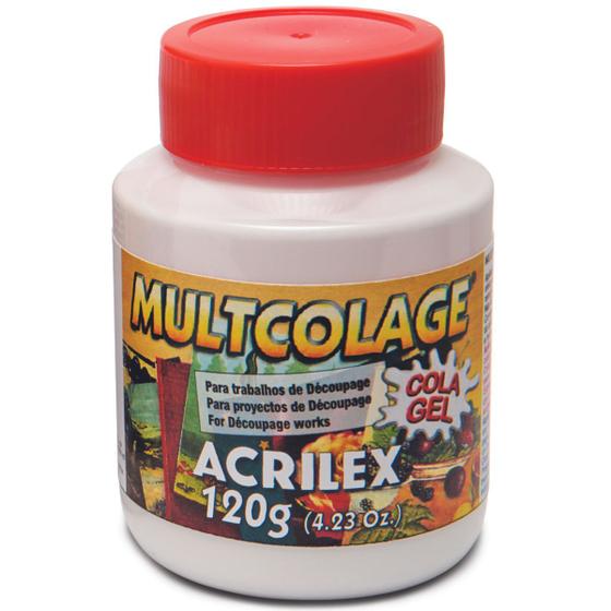 Imagem de Multcolage Cola Gel Decoupage Acrilex 120g
