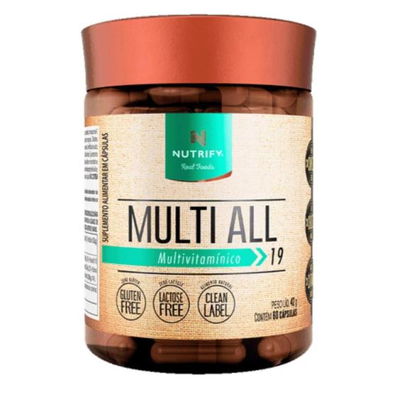 Imagem de Multi All 19 Multivitaminico 60 Capsulas Nutrify