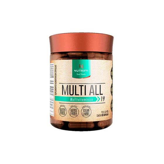 Imagem de Multi All Multivitamínico Nutrify 60 Cápsulas