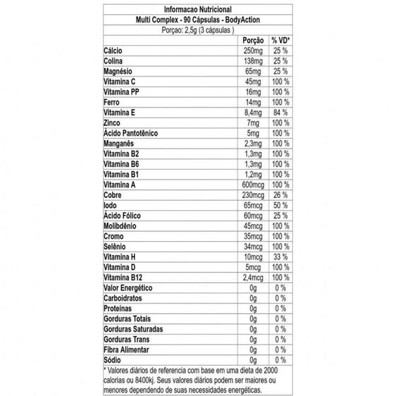 Imagem de Multi Complex (90 caps) - Padrão: Único