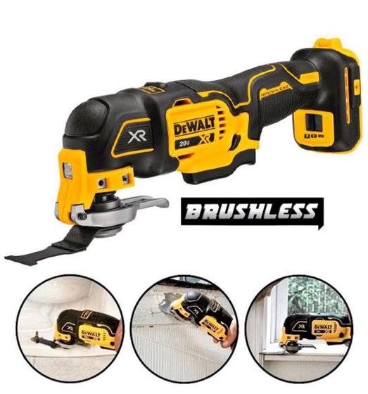 Imagem de Multi Ferramenta Oscilante Bateria 20V MAX Brushless DCS356B s/ Bateria e Carregador DEWALT