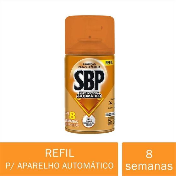 Imagem de Multi Inseticida Eficaz Automático Sbp Frasco 250Ml Refil