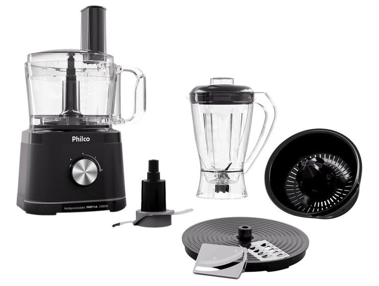 Multi-processador Philco 1000W Preto Concept PMP11A 5 em 1 101201031 Imagem de Multi-processador Philco 1000W Preto Concept PMP11A 5 em 1 101201031
