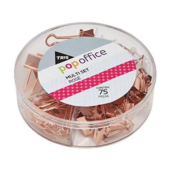 Imagem de Multi Set Pop Office Rosé 75 Peças Tris