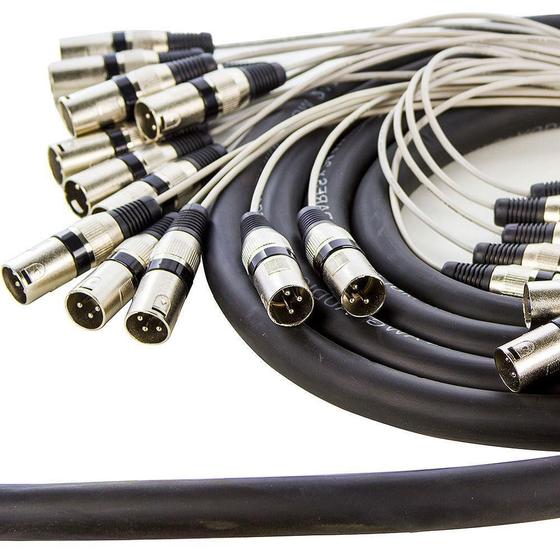 Imagem de Multicabos Com Conectores Xlr 24 Vias Cirilo Cabos 5M