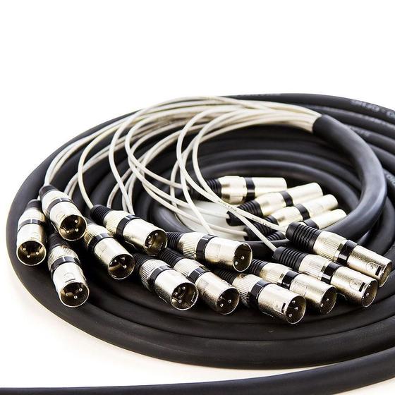 Imagem de Multicabos Conectores Xlr 16 Vias Amphenol - 25 Mt