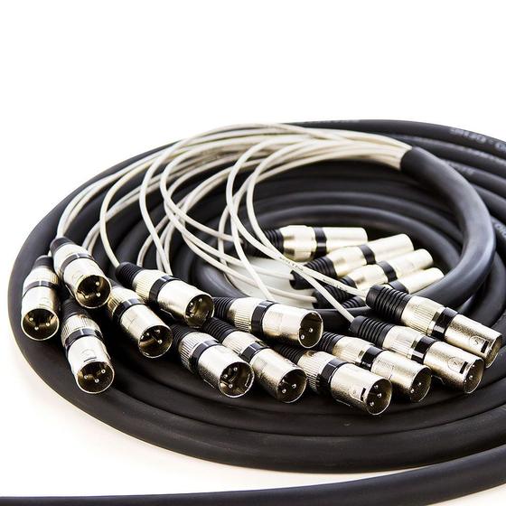 Imagem de Multicabos Conectores XLR 16 Vias Cirilo Cabos - 5 MT