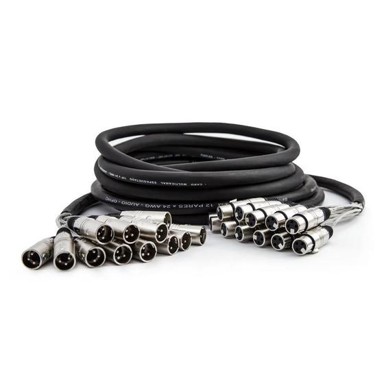 Imagem de Multicabos Xlr 12 Vias Santo Angelo - 15 Mt
