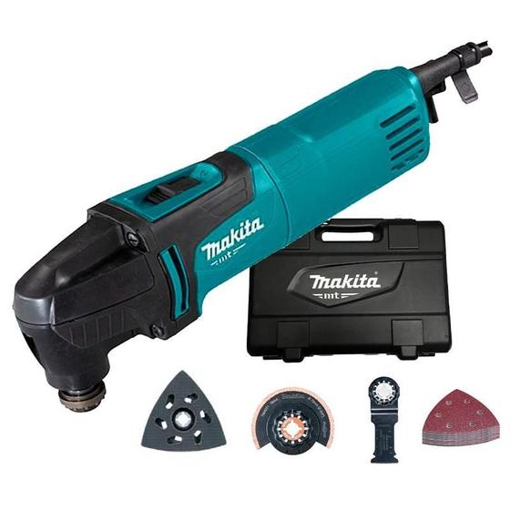 Imagem de Multiferramenta Oscilante 200W Makita Mt M9800Bkx2 Maleta E