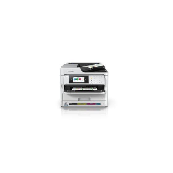 Imagem de Multifuncional Epson Workforce Pro WF-C5810 Ethernet Wi-Fi Duplex ADF Bivolt - Branco