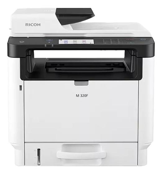 Imagem de Multifuncional Ricoh Laser Mono M320f M320 Usb Ethernet Duplex Cor Branco