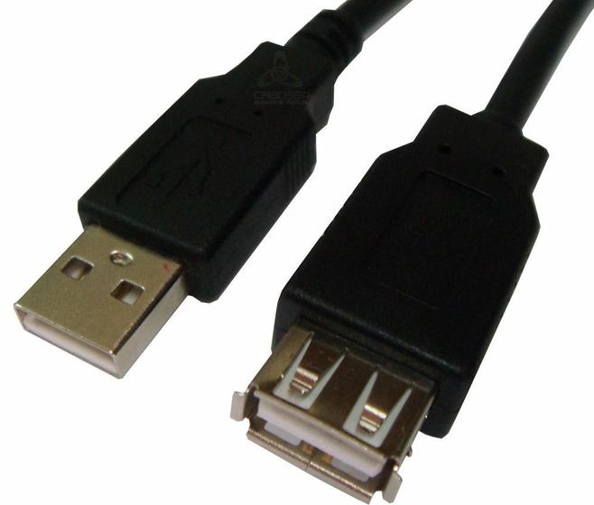 Imagem de Multilaser Cabo Link USB 2.0 AM/ AF 1,8m WI026