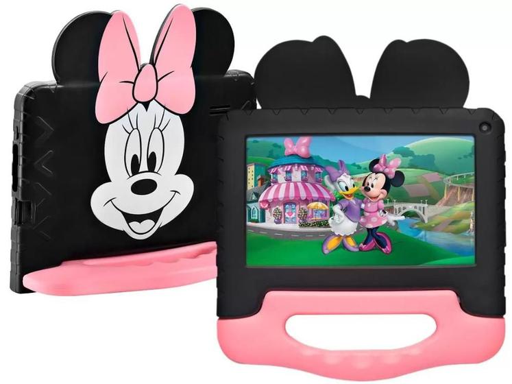 Tablet Multilaser Minnie Mouse Nb414 Preto 64gb Wi-fi