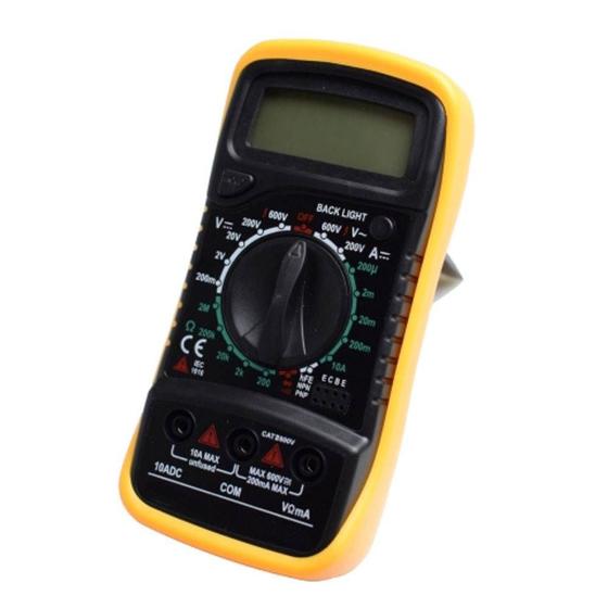 Multimetro Digital Aviso Sonoro Leitor Lcd Com Cabo Menor preço em Multimetro Digital Aviso Sonoro Leitor Lcd Com Cabo