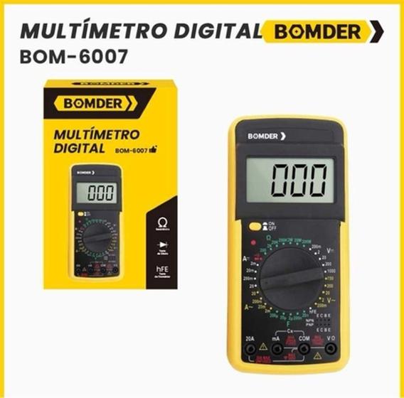 Imagem de Multimetro digital bomder  bom-6007