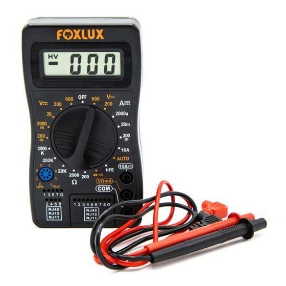 Imagem de Multímetro Digital Foxlux com Testador