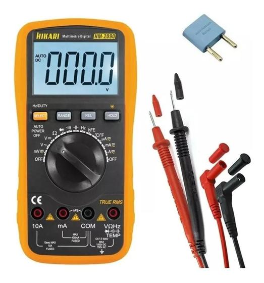 Multímetro Digital Hikari Profissional Hm 2090 True Rms Menor preço em Multímetro Digital Hikari Profissional Hm 2090 True Rms