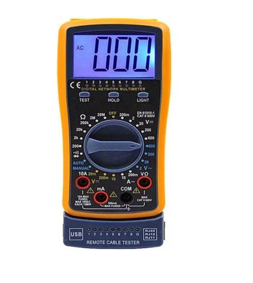 Imagem de Multímetro Digital HY4300 com Testador de Cabo de Rede e USB