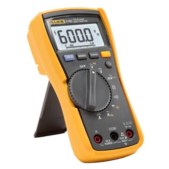 Imagem de Multímetro digital portátil True RMS CAT III 600V 115 Fluke - Fluke