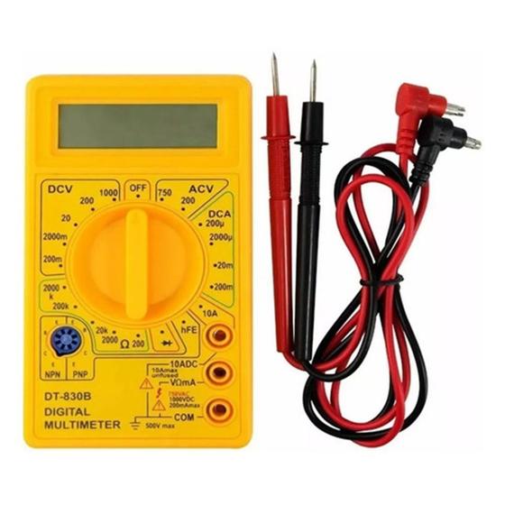 Imagem de Multimetro Digital Profissional Com Capacímetro 830 Series DT-830B