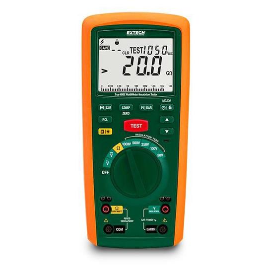Imagem de Multímetro Digital True RMS com Megômetro Extech MG320