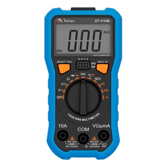 Imagem de Multimetro Digital True Rms Et-1110b