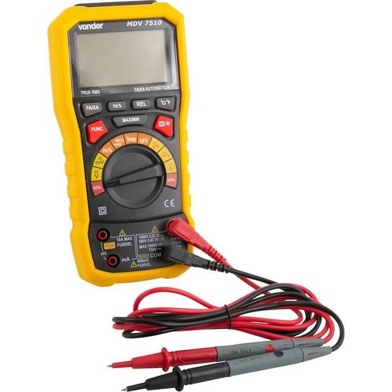 Imagem de Multímetro Digital True Rms Mdv7510 - Vonder