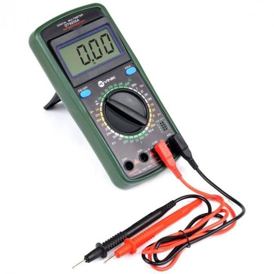 Multimetro Digital Vinik, Com Capacimetro, Verde e Preto - DT9205A Menor preço em Multimetro Digital Vinik, Com Capacimetro, Verde e Preto - DT9205A
