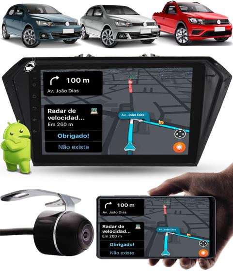 Multimídia 2 Din 9" Polegadas Android Gol Voyage Saveiro G7 G8 2017 Em Diante + Câmera de Ré Menor preço em Multimídia 2 Din 9" Polegadas Android Gol Voyage Saveiro G7 G8 2017 Em Diante + Câmera de Ré