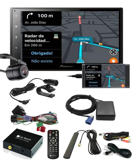 Imagem de Multimídia 6,8" Polegadas Pioneer DMH-A5450BT + Tv Digital e Câmera de Ré