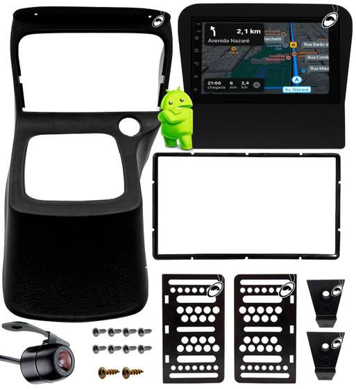 Imagem de Multimidia 7" Polegadas Android Celta G1 2000 a 2005 CarPlay Wi-Fi + Câmera de Ré