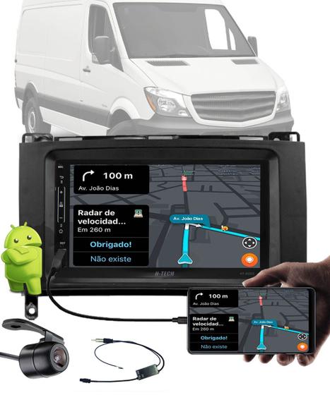 Imagem de Multimídia 7" Polegadas Android Wi-fi Mercedes-Benz Sprinter 2013 até 2019 + Câmera de Ré