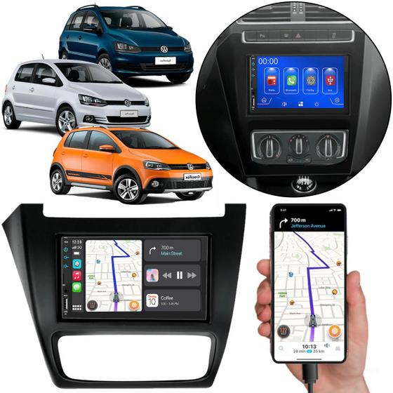 Imagem de Multimídia 7 Polegadas CrossFox Fox 2014-2022 Android-Auto Bluetooth MP5 + Moldura