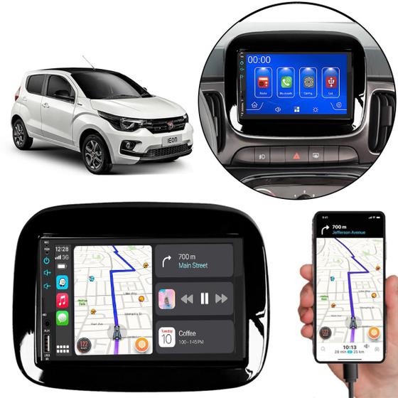 Imagem de Multimídia 7 Polegadas Mobi 2017-2022 Android-Auto MP5 Bluetooth + Moldura