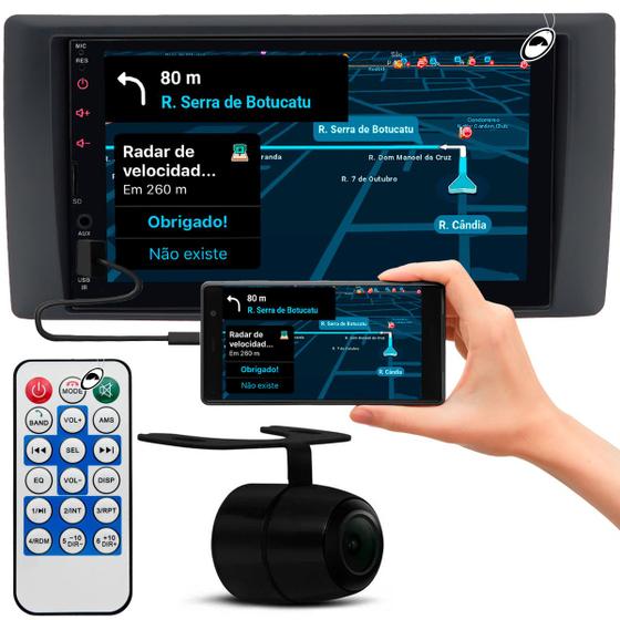 Imagem de Multimidia 7" Polegadas S10 e Blazer Pitbull 2001 a 2011 Android Auto CarPlay + Câmera de Ré
