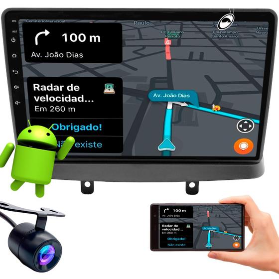 Imagem de Multimídia 9'' Polegadas Android Doblo 2000 a 2021 + Câmera de Ré