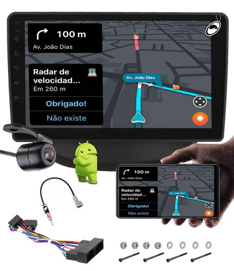 Imagem de Multimídia 9" Polegadas Android Hyundai HB20 2012 até 2019 + Câmera de Ré