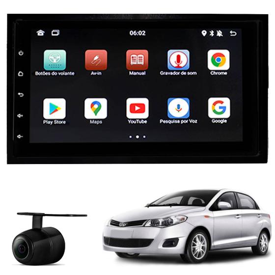 Imagem de Multimídia Android Chery Celer 13/15 com Comando de Volante