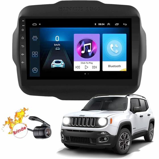 Imagem de Multimidia Android Completa Para Jeep Renegade 2016 A 2021 + Câmera De Ré