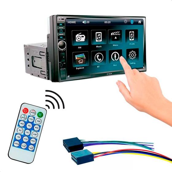 Imagem de Multimidia Central Usb Sd Aux Mp5 Bluetooth Espelhamento