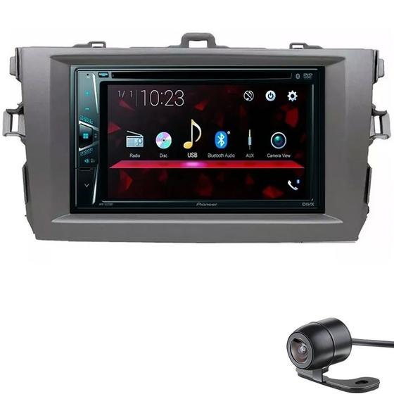 Multimídia Dvd Pioneer 2 Din Corolla 2009 A 2014 + Câmera Menor preço em Multimídia Dvd Pioneer 2 Din Corolla 2009 A 2014 + Câmera