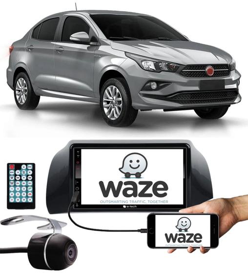 Imagem de Multimídia Fiat Cronos Bluetooth Espelhamento Android IOS + Câmera Ré