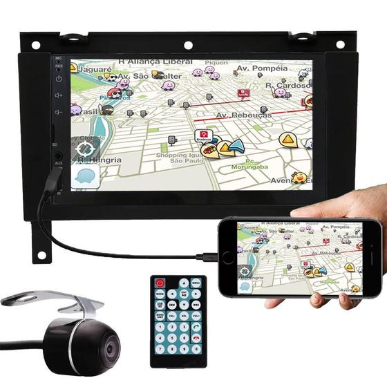 Imagem de Multimídia Gol Saveiro Parati G3 Espelhamento Bt Câmera Usb