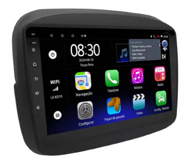 Imagem de Multimidia Mobi Like 9p Android Carplay Top De Linha