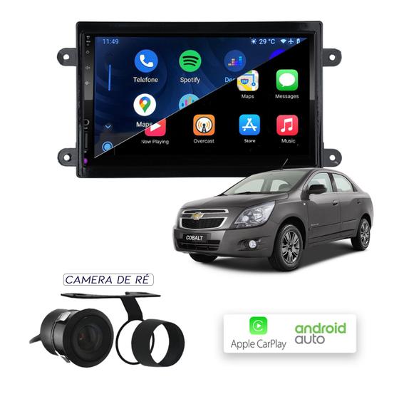 Imagem de Multimídia MP10 CarPlay e Android Auto Cobalt 2012 a 2019