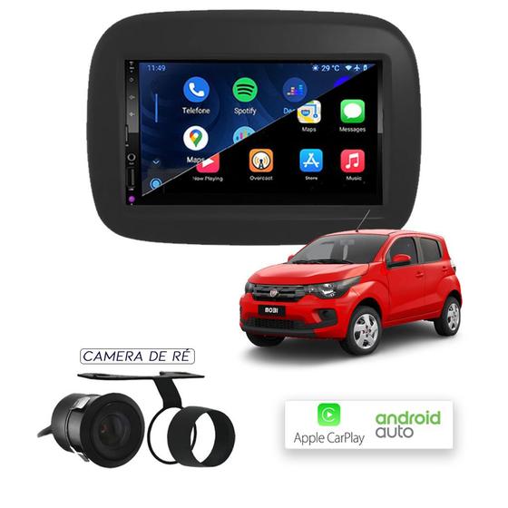 Imagem de Multimídia MP10 CarPlay e Android Auto Mobi 2016 a 2021
