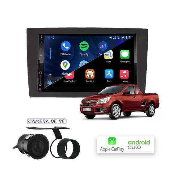Imagem de Multimídia MP10 CarPlay e Android Auto Montana 2003 a 2012