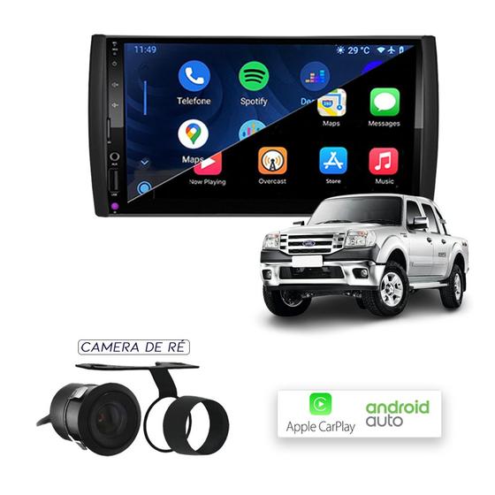 Imagem de Multimídia MP10 CarPlay e Android Auto Ranger 2000 A 2011